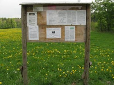 Informationtafel beim Sendemast Katzenstein (Foto:F.Mitschele, Mai 2009)